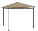 vidaXL Pavillon 3x3x2,7 m Taupe 180 g/m2