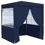 vidaXL Profi-Partyzelt mit Seitenw&auml;nden 2&times;2m Blau 90 g/m2