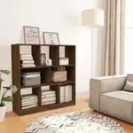 vidaXL B&uuml;cherregal Braun Eichen-Optik 97,5x29,5x100 cm Holzwerkstoff