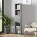 vidaXL B&uuml;cherregal Grau Sonoma 36x30x171 cm Holzwerkstoff