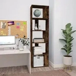 vidaXL B&uuml;cherregal R&auml;uchereiche 45x24x160 cm Holzwerkstoff