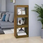 vidaXL B&uuml;cherregal/Raumteiler Honigbraun 40x30x103,5 Massivholz Kiefer