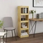vidaXL B&uuml;cherrega/Raumteiler 40x30x135,5 cm Massivholz Kiefer