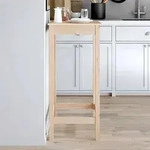 vidaXL Bartisch 50x50x110 cm Massivholz Kiefer
