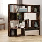 vidaXL B&uuml;cherregal/Raumteiler R&auml;uchereiche 105x24x102 cm