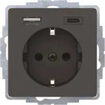 Berker Steckdose SCHUKO/USB 48046086