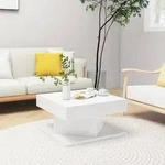vidaXL Couchtisch Wei&szlig; 57x57x30 cm Holzwerkstoff