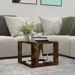 vidaXL Couchtisch R&auml;uchereiche 40x40x30 cm Holzwerkstoff