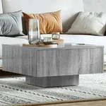 vidaXL Couchtisch Grau Sonoma 60x60x31,5 cm Holzwerkstoff