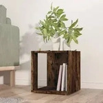 vidaXL Beistelltisch R&auml;uchereiche 33x33x34,5 cm Holzwerkstoff