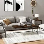 vidaXL Couchtisch R&auml;uchereiche 100x50x35 cm Holzwerkstoff