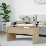 vidaXL Couchtisch Sonoma-Eiche 80x50,5x41,5 cm Holzwerkstoff