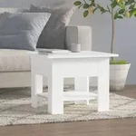 vidaXL Couchtisch Wei&szlig; 55x55x42 cm Holzwerkstoff