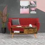 vidaXL Couchtisch R&auml;uchereiche 100x49,5x43 cm Holzwerkstoff
