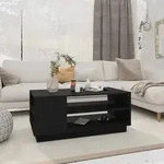 vidaXL Couchtisch Schwarz 102x55x43 cm Holzwerkstoff