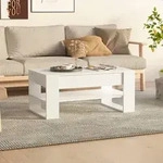 vidaXL Couchtisch Wei&szlig; 102x55x45 cm Holzwerkstoff