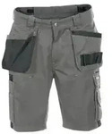 Zweifarbige Arbeitsshorts mit Holstertaschen, ZEMENTGRAU/SCHWARZ, Gr. 42
