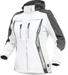 Leibw&auml;chter FLXDS Flex Line, Damen-Softshelljacke wei&szlig;-grau, Gr. 36 FLXDS2436