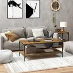 vidaXL Couchtisch R&auml;uchereiche 100x50x40 cm Holzwerkstoff