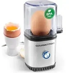 GOURMETmaxx Design Eierkocher f&uuml;r 1 Ei 3 H&auml;rtegrade