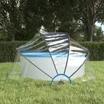 vidaXL Pool-Kuppel Rund 315x158 cm PVC