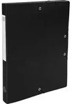 Exacompta 8x Archivbox PP 700&mu; blickdicht, R&uuml;cken 25mm, A4, Schwarz, 59681E