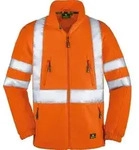 Warnfleecejacke Seattle, leuchtorange,Gr.S