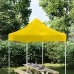 vidaXL Partyzelt-Dach 2x2 m Gelb 270 g/m2