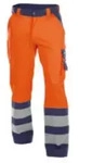 DASSY Lancaster Warn Bundhose 200612 6681 NEONORANGE/DUNKELBLAU Gr. 42