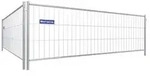 Schake Mobilzaun Standard Element ohne Haken und &Ouml;sen 3,5x1,2m