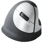 Maus HE ergonomisch Rechts Bluetooth Mitte Schwarz. silber
