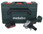 Metabo W 18 L BL 9-125 Akku Winkelschleifer 18 V 125 mm Brushless + 1x Akku 4,0...