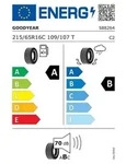 GOODYEAR Sommerreifen 215/65 R16 TL 109/107T EFFICIENTGRIP CARGO 2 C