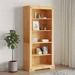 vidaXL B&uuml;cherschrank 5 F&auml;cher Mexiko-Stil Kiefernholz 80x40x170 cm
