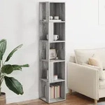 vidaXL Eckregal Grau Sonoma 33x33x164,5 cm Holzwerkstoff