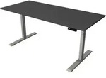 Steh-/Sitztisch Move 2 elektrisch Fu&szlig; silber 180x80x63-127cm anthrazit