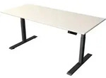 Steh-/Sitztisch Move 2 elektrisch Fu&szlig; anthrazit 180x80x63-127cm wei&szlig;