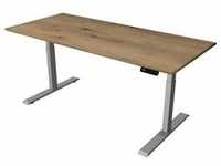 Steh-/Sitztisch Move 2 elektrisch Fuß silber 180x80x63-127cm eiche