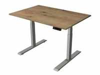 Steh-/Sitztisch Move 2 elektrisch Fuß silber 120x80x63-127cm eiche