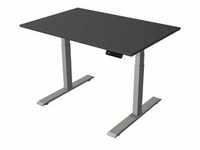 Steh-/Sitztisch Move 2 elektrisch Fuß silber 120x80x63-127cm anthrazit