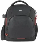 hama 00121345 Kamera-Rucksack "Ohio", 150, Schwarz/Rot