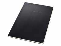 Notizblock Conceptum A4 120 Seiten Hardcover liniert 80g black