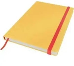 Notizbuch Cosy B5 fester Einband kariert gelb