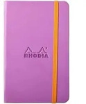 Notizbuch Rhodiarama A6 10,5x14,8cm 96 Blatt 90g liniert flieder