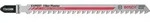 Stichs&auml;geblatt Fiber Plaster T 341 HM Gesamt-L.132mm Zahnt.4,3mm 3 St./Karte