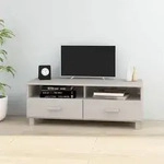 vidaXL TV-Schrank HAMAR Wei&szlig; 106x40x40 cm Massivholz Kiefer