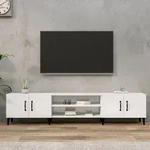 vidaXL TV-Schrank Hochglanz-Wei&szlig; 180x31,5x40 cm Holzwerkstoff