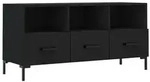 vidaXL TV-Schrank Schwarz 102x36x50 cm Holzwerkstoff