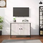 vidaXL TV-Schrank mit T&uuml;ren Grau Sonoma 60x35x45 cm Holzwerkstoff