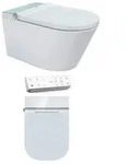 Beitz & Walz AqvaCeramica Dusch-WC Wand Tiefsp&uuml;ler sp&uuml;lrandlos 596 x 370 mm -...